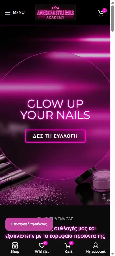 American Style Nails Academy — The store in a pocket