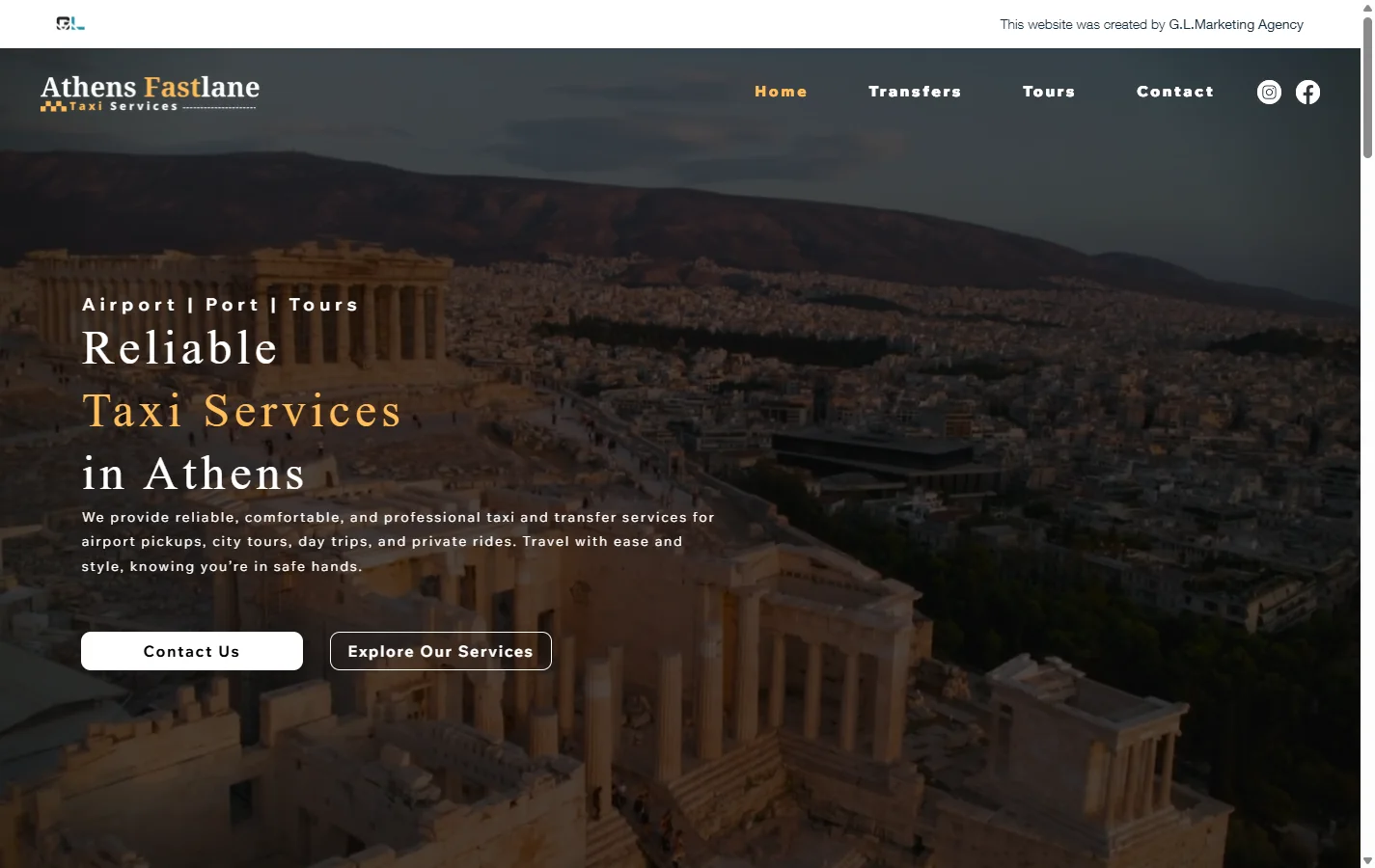 Athens Fast Lane — desktop